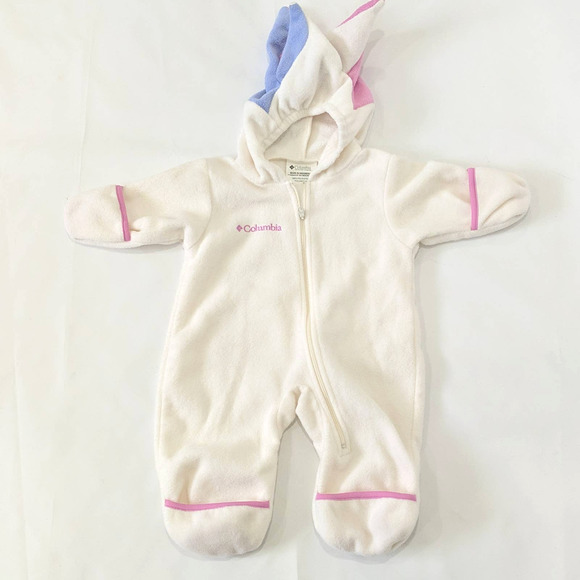 Columbia Baby Snow Suit Fleece Unicorn 0-6 Months